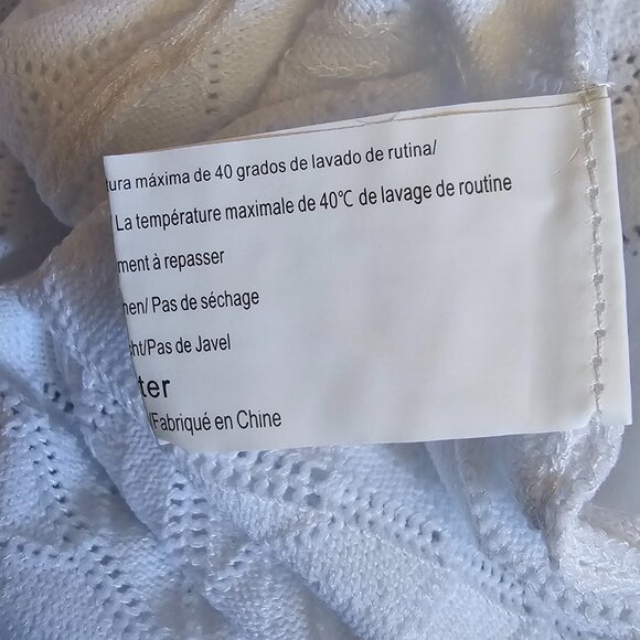 NWT! Coofandy Knit Short Sleeve Botton Up Polo Shirt, L, White - Picture 7 of 7